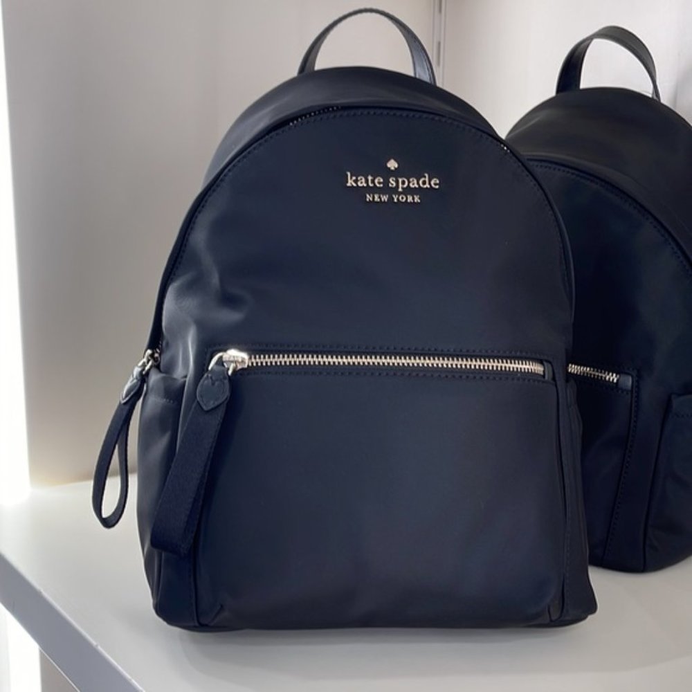 Kate Spade Chelsea Medium Backpack Black - Picture 8 of 16